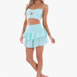 'Amber' Twist Crop Top WOMEN'S TOP for women resort wear - Seaspice Resort Wear