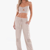 'Amber' Twist Crop Top WOMEN'S TOP for women resort wear - Seaspice Resort Wear