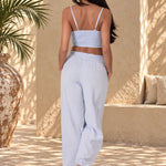 'Amber' Twist Crop Top WOMEN'S TOP for women resort wear - Seaspice Resort Wear