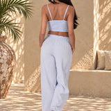 'Amber' Twist Crop Top WOMEN'S TOP for women resort wear - Seaspice Resort Wear