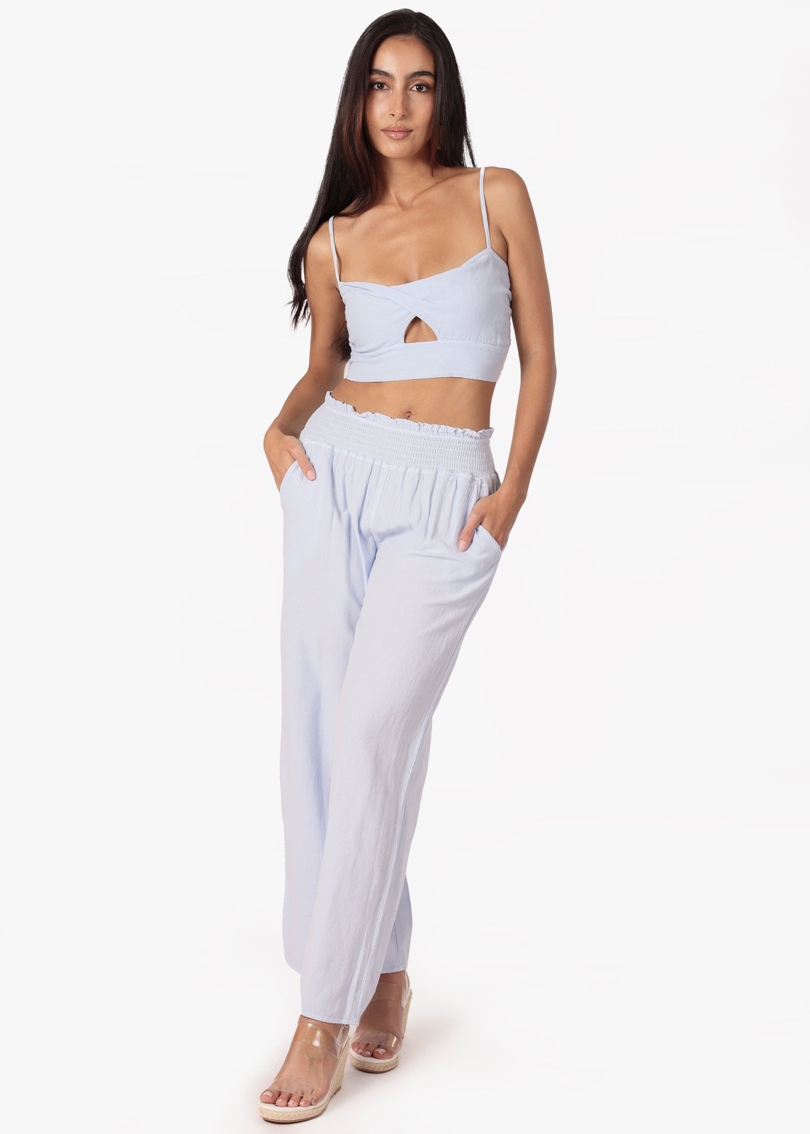 'Amber' Twist Crop Top WOMEN'S TOP for women resort wear - Seaspice Resort Wear