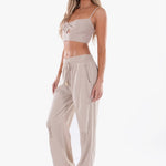 'Amber' Twist Crop Top WOMEN'S TOP for women resort wear - Seaspice Resort Wear