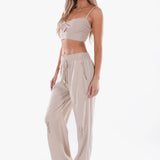 'Amber' Twist Crop Top WOMEN'S TOP for women resort wear - Seaspice Resort Wear