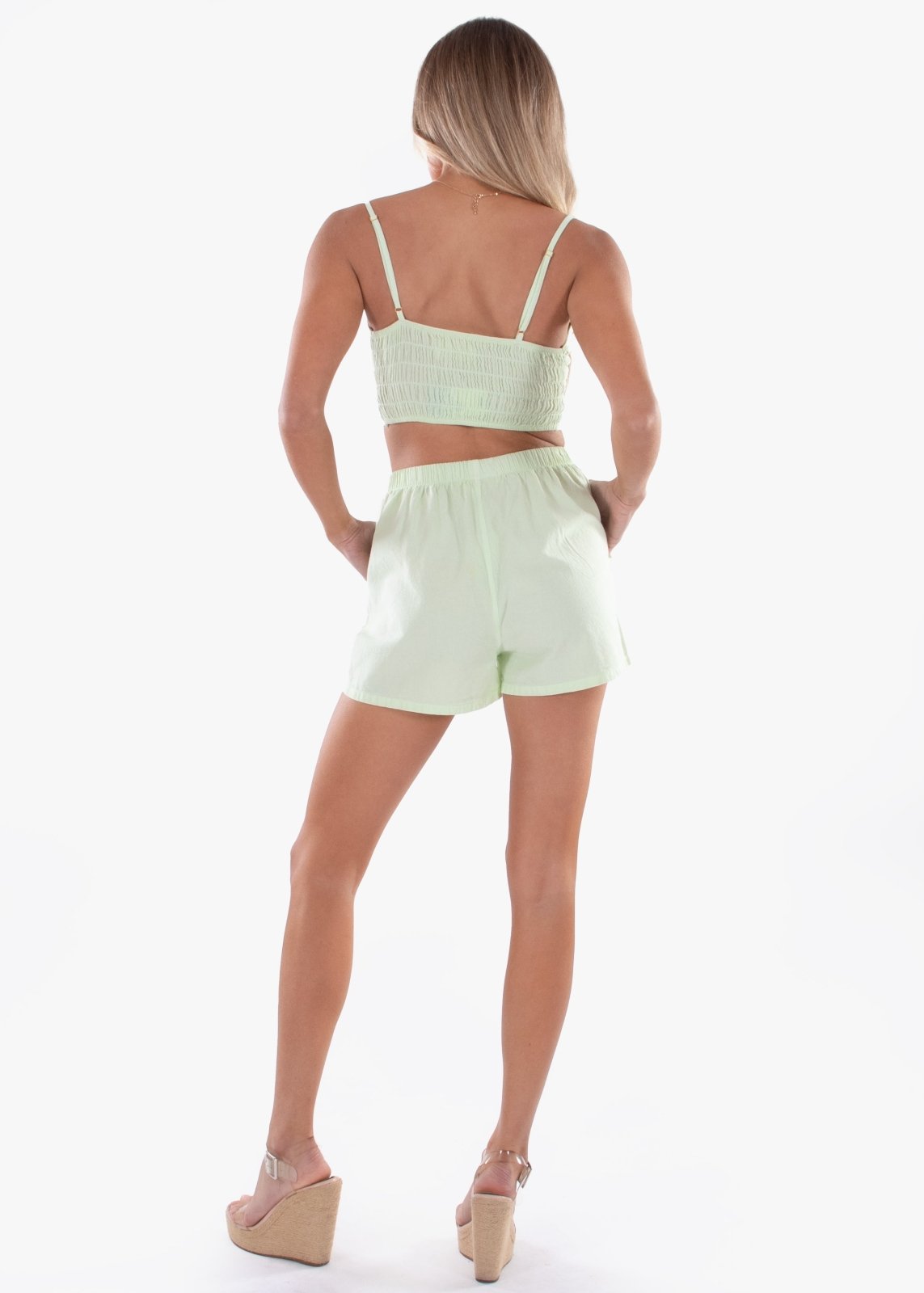 'Amber' Twist Crop Top WOMEN'S TOP for women resort wear - Seaspice Resort Wear