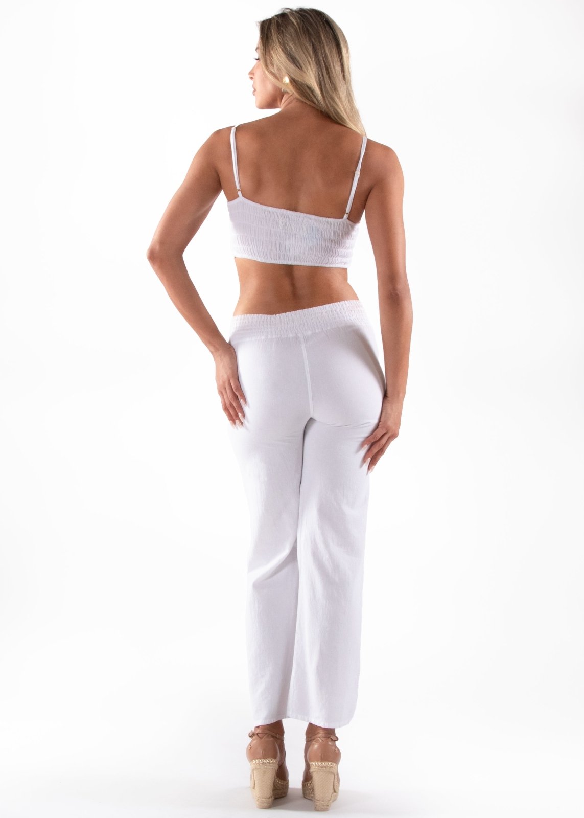 'Amber' Twist Crop Top WOMEN'S TOP for women resort wear - Seaspice Resort Wear