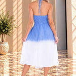 'Arabella' Panel High Split Midi Dress WOMEN'S DRESS for women resort wear - Seaspice Resort Wear