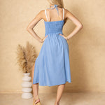 'Arabella' Panel High Split Midi Dress WOMEN'S DRESS for women resort wear - Seaspice Resort Wear