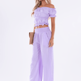 'Aubrey' Puffed Sleeve Top WOMEN'S TOP for women resort wear - Seaspice Resort Wear