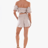 'Ayla' Puffed Sleeve Top WOMEN'S TOP for women resort wear - Seaspice Resort Wear