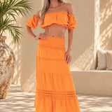 'Ayla' Puffed Sleeve Top WOMEN'S TOP for women resort wear - Seaspice Resort Wear