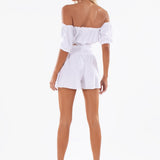 'Ayla' Puffed Sleeve Top WOMEN'S TOP for women resort wear - Seaspice Resort Wear