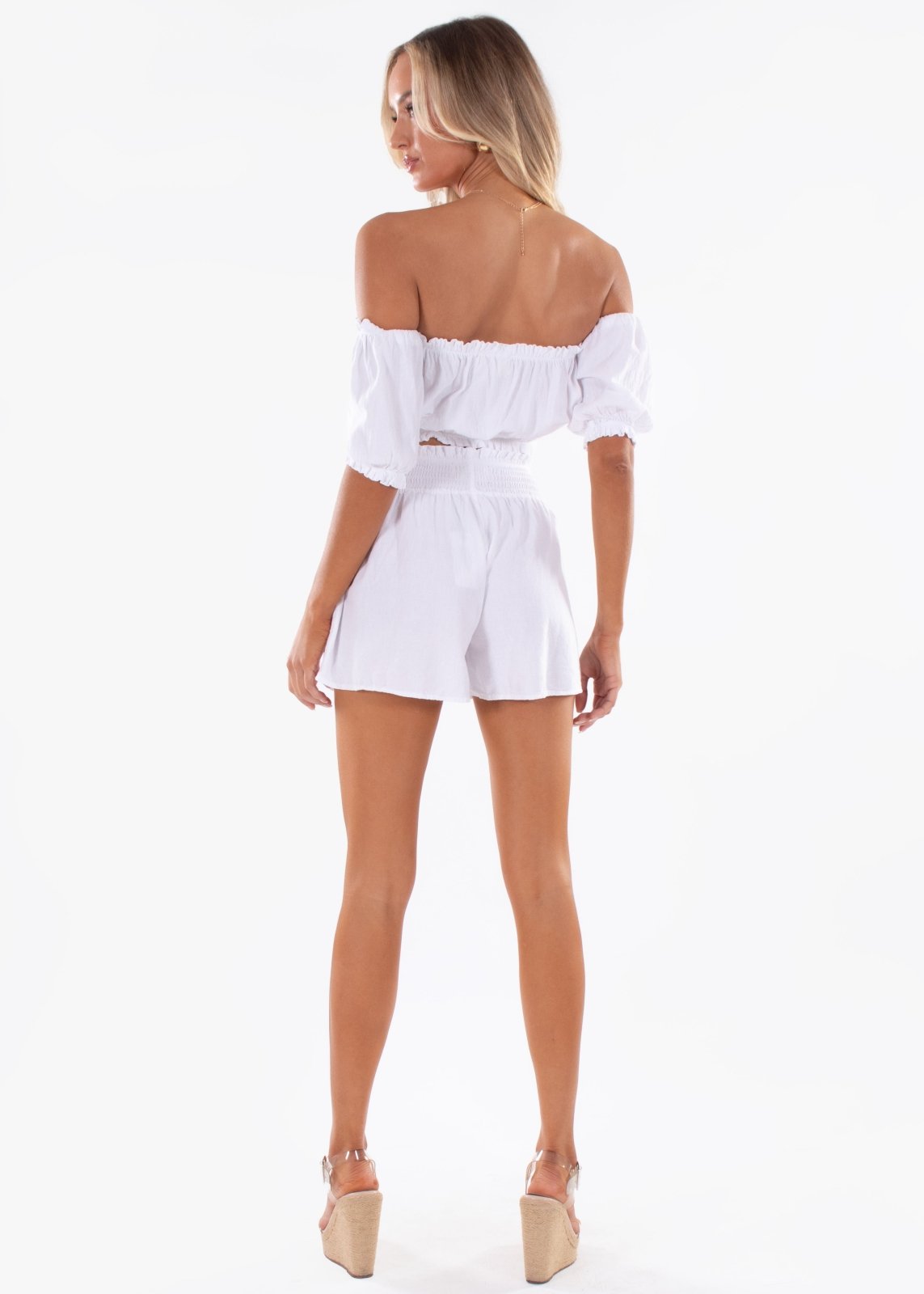 'Ayla' Puffed Sleeve Top WOMEN'S TOP for women resort wear - Seaspice Resort Wear