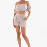 'Ayla' Puffed Sleeve Top WOMEN'S TOP for women resort wear - Seaspice Resort Wear