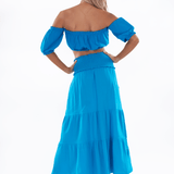 'Ayla' Puffed Sleeve Top WOMEN'S TOP for women resort wear - Seaspice Resort Wear