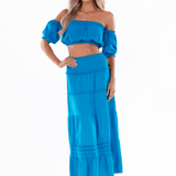 'Ayla' Puffed Sleeve Top WOMEN'S TOP for women resort wear - Seaspice Resort Wear