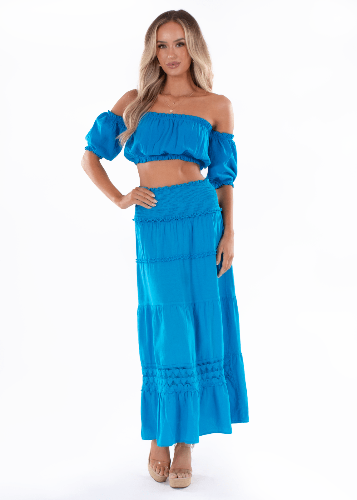 'Ayla' Puffed Sleeve Top WOMEN'S TOP for women resort wear - Seaspice Resort Wear