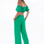 'Ayla' Puffed Sleeve Top WOMEN'S TOP for women resort wear - Seaspice Resort Wear