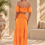 'Ayla' Puffed Sleeve Top WOMEN'S TOP for women resort wear - Seaspice Resort Wear