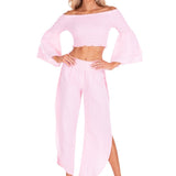 'Azalea' Split Thigh Pants WOMEN'S PANTS for women resort wear - Seaspice Resort Wear