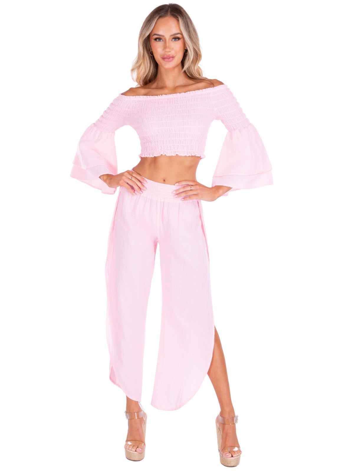 'Azalea' Split Thigh Pants WOMEN'S PANTS for women resort wear - Seaspice Resort Wear