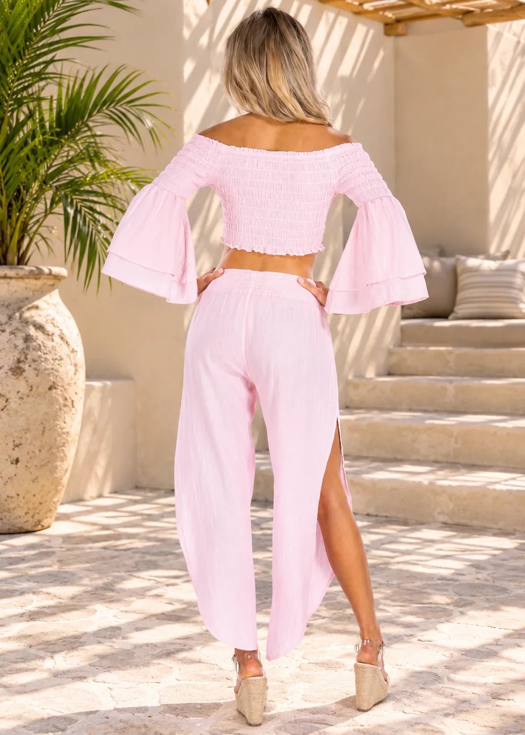 'Azalea' Split Thigh Pants WOMEN'S PANTS for women resort wear - Seaspice Resort Wear