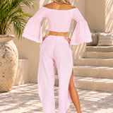 'Azalea' Split Thigh Pants WOMEN'S PANTS for women resort wear - Seaspice Resort Wear