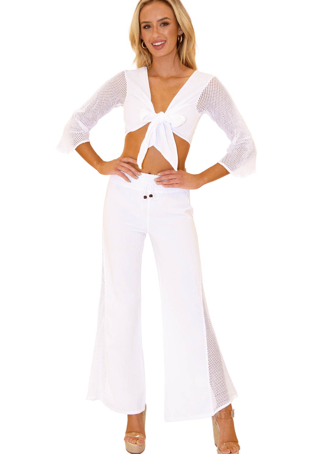 'Bella' Flare Plants WOMEN'S PANTS for women resort wear - Seaspice Resort Wear