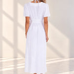 'Bonita' Open Front Cover-Up White WOMEN'S COVER UP for women resort wear - Seaspice Resort Wear