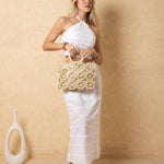 'Briar' Structured Woven Bag - Natural Materials ACCESSORIES for women resort wear - Seaspice Resort Wear