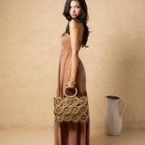 'Briar' Structured Woven Bag - Natural Materials ACCESSORIES for women resort wear - Seaspice Resort Wear