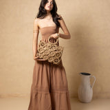 'Briar' Structured Woven Bag - Natural Materials ACCESSORIES for women resort wear - Seaspice Resort Wear