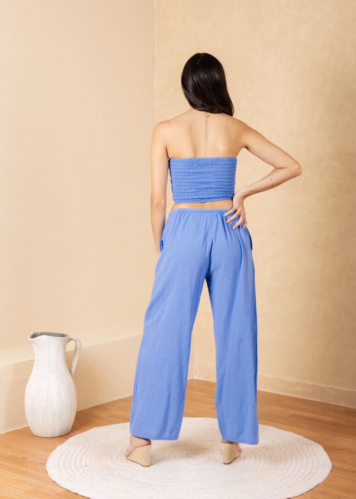 'Brisa' Double Twist Crop Top WOMEN'S TOP for women resort wear - Seaspice Resort Wear