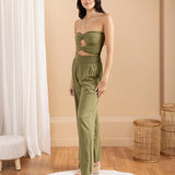 'Brisa' Double Twist Crop Top WOMEN'S TOP for women resort wear - Seaspice Resort Wear