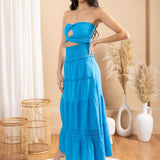 'Brisa' Double Twist Crop Top WOMEN'S TOP for women resort wear - Seaspice Resort Wear