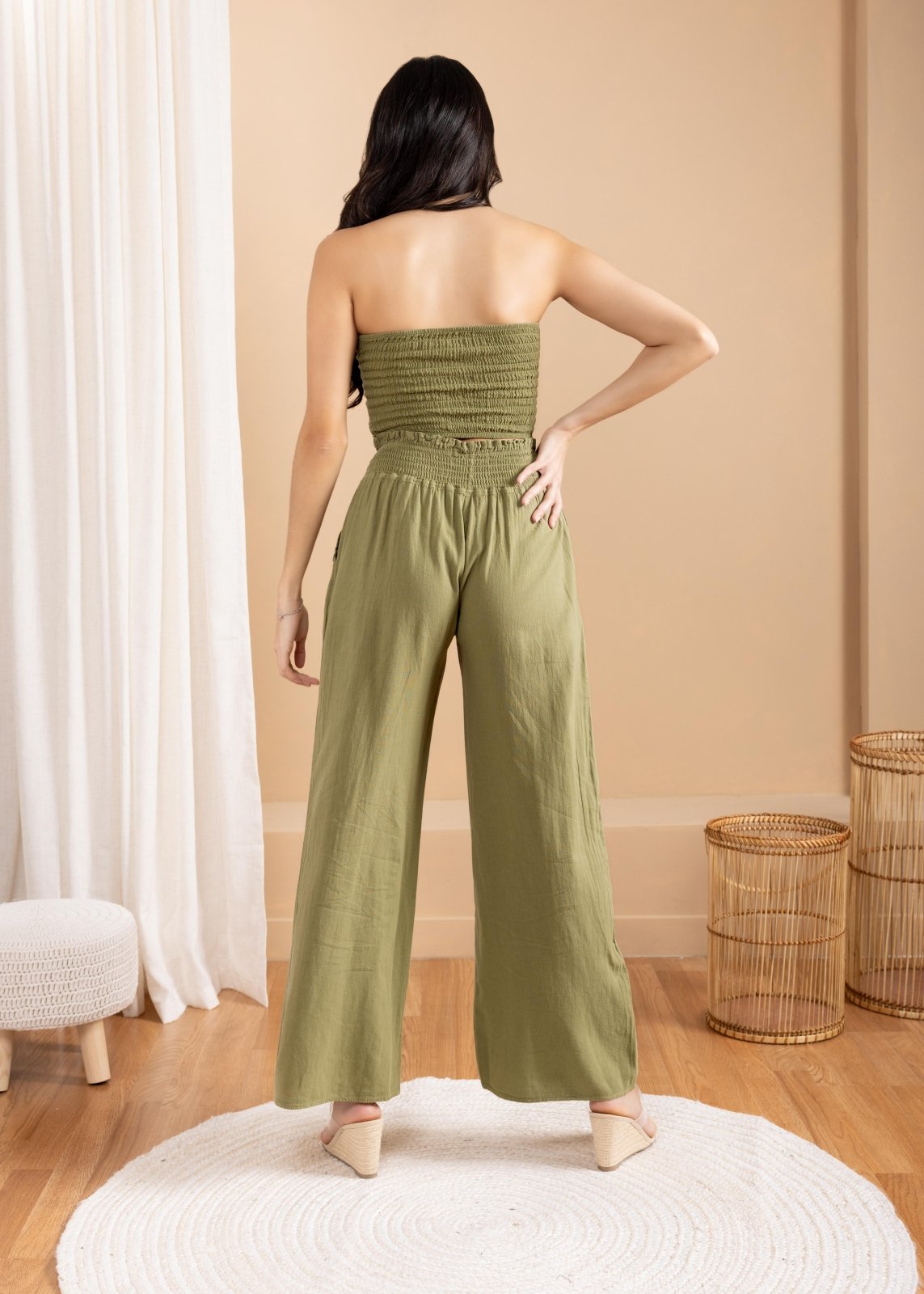 'Brisa' Double Twist Crop Top WOMEN'S TOP for women resort wear - Seaspice Resort Wear