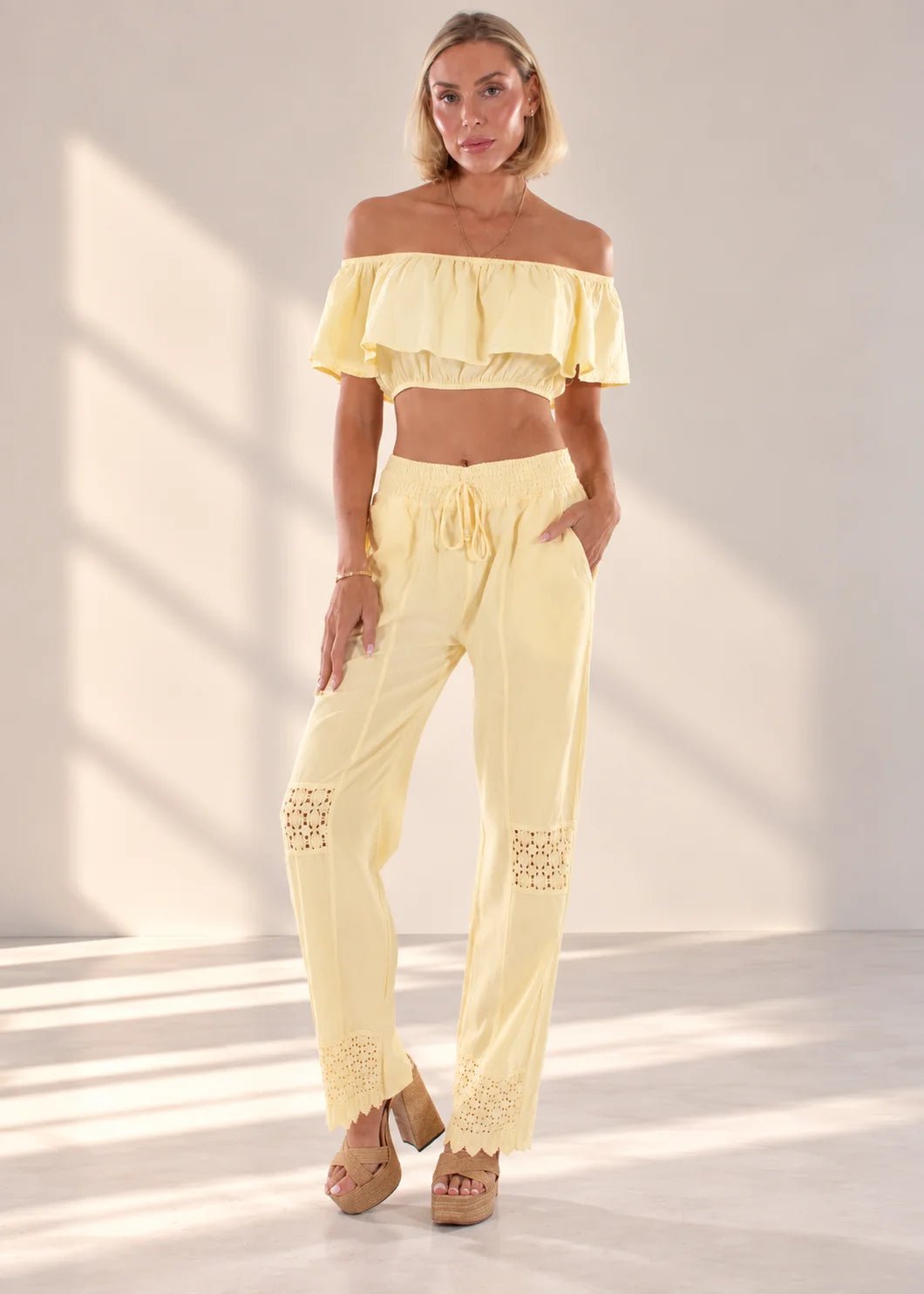 'Brooklyn' Off Shoulder Top WOMEN'S TOP for women resort wear - Seaspice Resort Wear