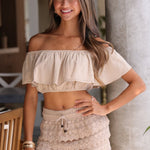 'Brooklyn' Off Shoulder Top WOMEN'S TOP for women resort wear - Seaspice Resort Wear