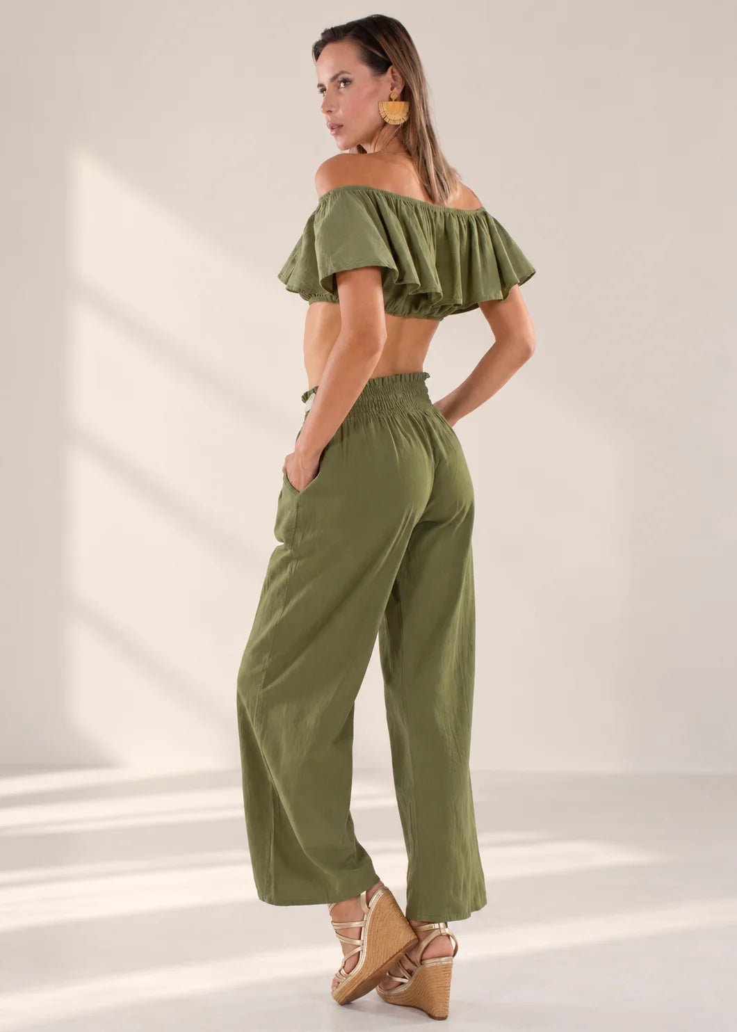 'Brooklyn' Off Shoulder Top WOMEN'S TOP for women resort wear - Seaspice Resort Wear