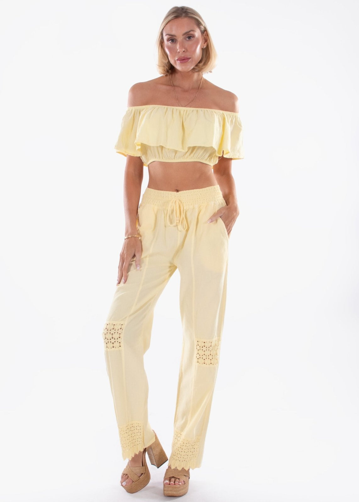 'Brooklyn' Off Shoulder Top WOMEN'S TOP for women resort wear - Seaspice Resort Wear