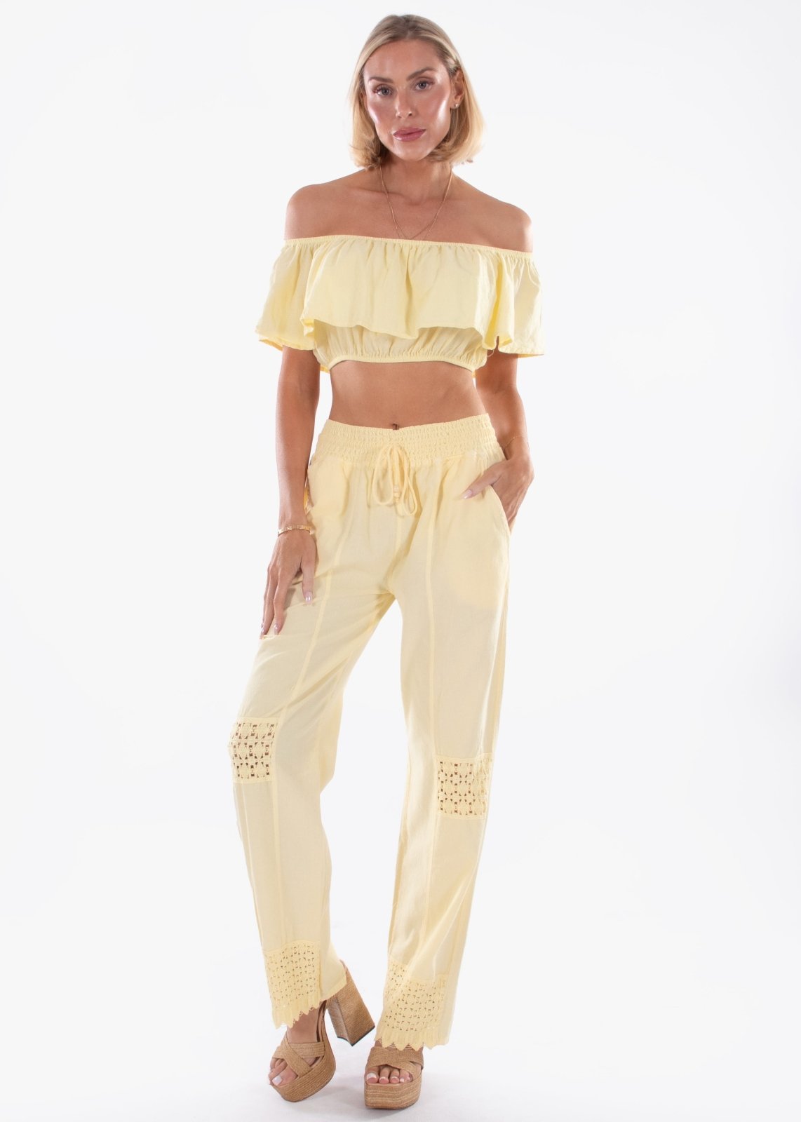 'Brooklyn' Off Shoulder Top WOMEN'S TOP for women resort wear - Seaspice Resort Wear