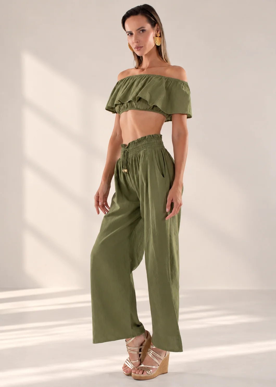 'Brooklyn' Off Shoulder Top WOMEN'S TOP for women resort wear - Seaspice Resort Wear