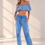 'Brooklyn' Off Shoulder Top WOMEN'S TOP for women resort wear - Seaspice Resort Wear