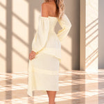 'Calliope' Off Shoulder Midi Dress WOMEN'S DRESS for women resort wear - Seaspice Resort Wear
