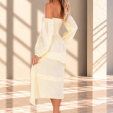 'Calliope' Off Shoulder Midi Dress WOMEN'S DRESS for women resort wear - Seaspice Resort Wear
