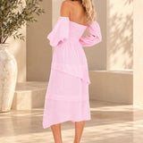 'Calliope' Off Shoulder Midi Dress WOMEN'S DRESS for women resort wear - Seaspice Resort Wear