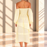 'Calliope' Off Shoulder Midi Dress WOMEN'S DRESS for women resort wear - Seaspice Resort Wear