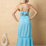'Carmela' Crochet Trim Maxi Dress WOMEN'S DRESS for women resort wear - Seaspice Resort Wear