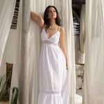 'Carmela' Crochet Trim Maxi Dress WOMEN'S DRESS for women resort wear - Seaspice Resort Wear