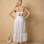 'Carmela' Crochet Trim Maxi Dress WOMEN'S DRESS for women resort wear - Seaspice Resort Wear