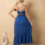 'Carmela' Crochet Trim Maxi Dress WOMEN'S DRESS for women resort wear - Seaspice Resort Wear